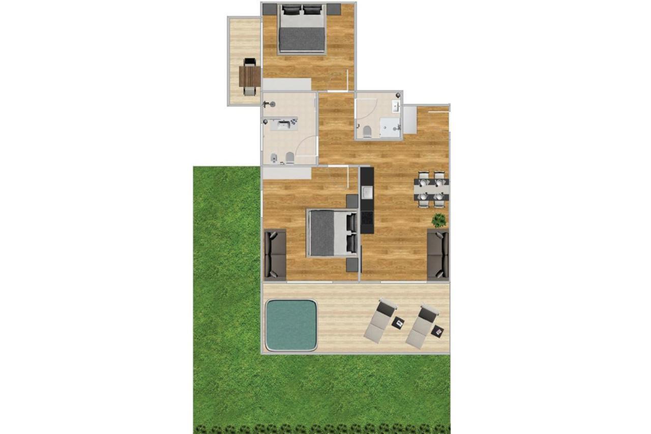 Luxe Appartement met 2 Slaapkamers - Terras en Balkon