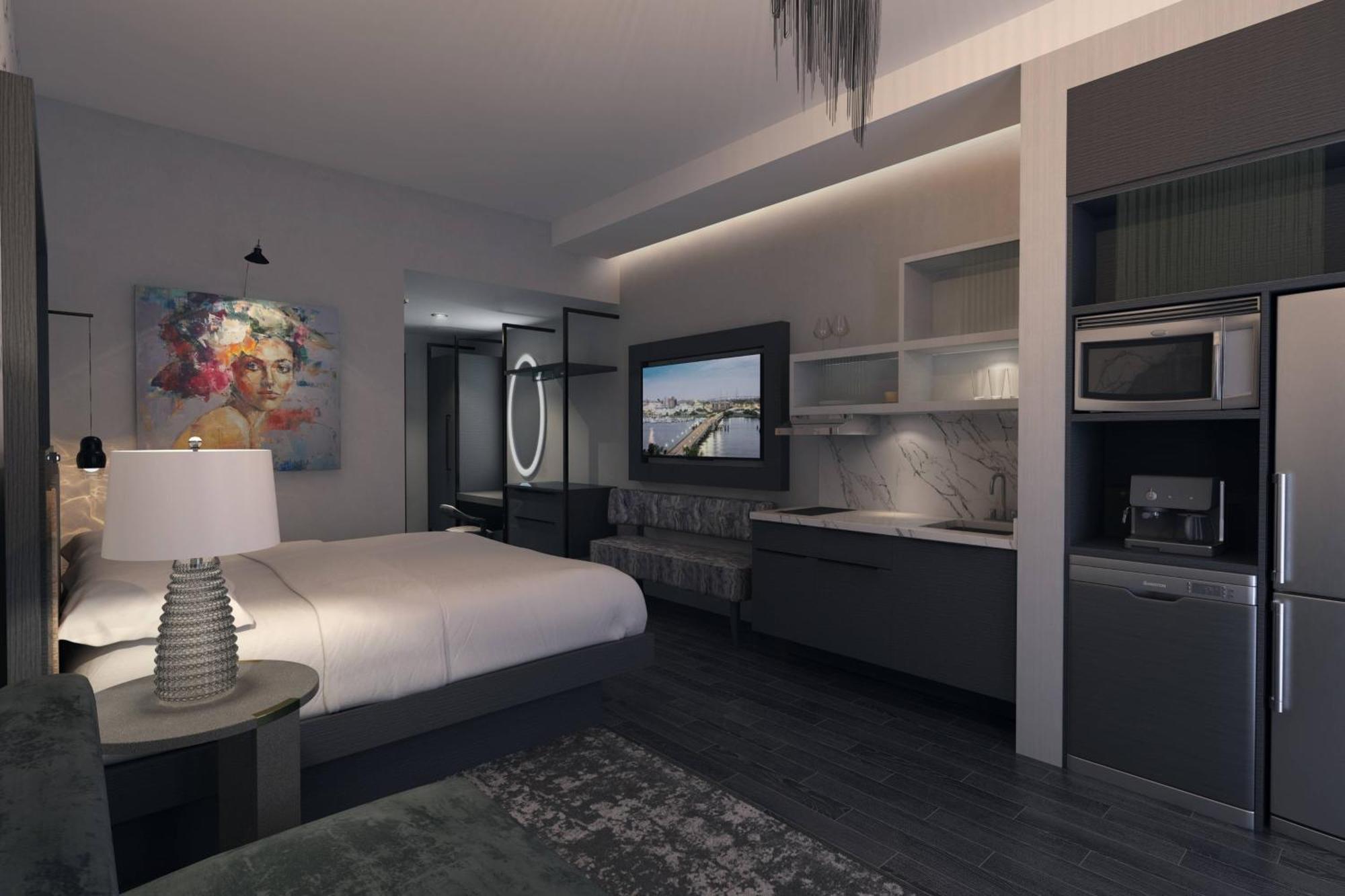 Governor's Suite, Kitchen, Larger Suite, 1 King, Sofa bed