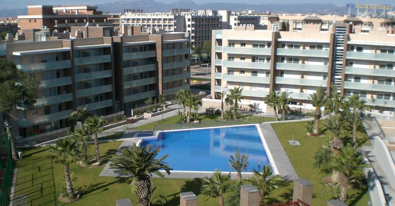 Appartement met Uitzicht op het Zwembad