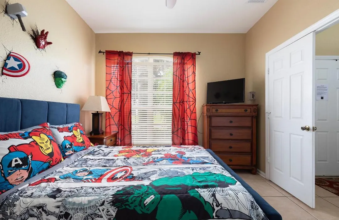 Windsor Hills Resort 2 Miles To Disney 6-Bedroom 4-Bathrooms Villa With Private Pool And Spa-1