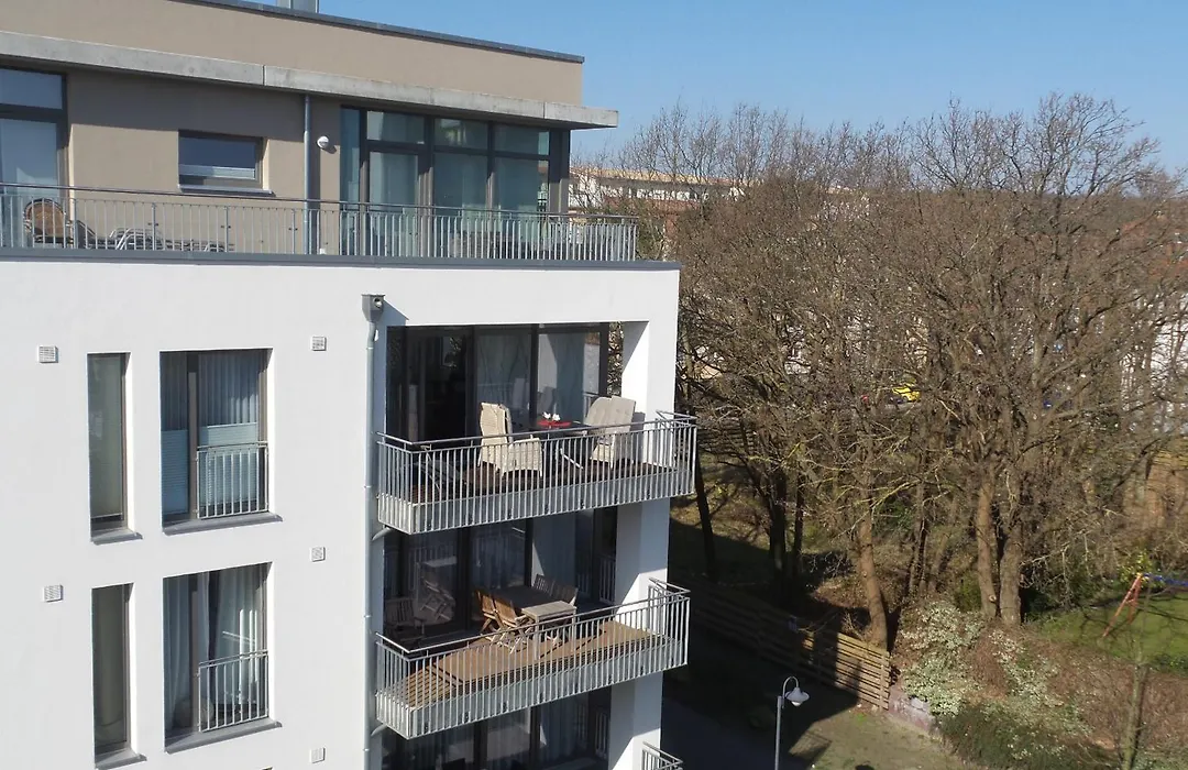 DünenResort in Binz, strandnahe und moderne FeWo mit Balkon und mit Meerblick,-1