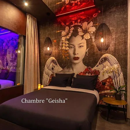 Love Hotel Avec Nuit Insolite Au Dandy Et Jacuzzi Privatise (Adults Only)-2