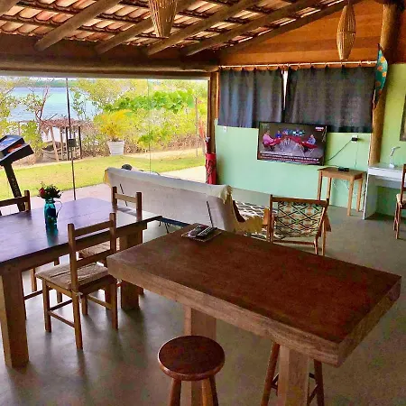 Casa Verde, beira da água com 2 suítes - Mar Doce!-2