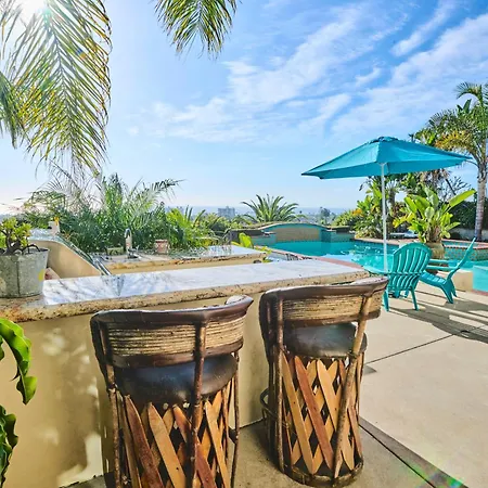 360 Degree Ocean & City Views With Pool, Spa, Close To The Beach! Pets Ok-3