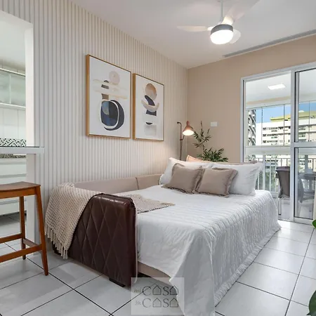2 QUARTOS a 200m RIOCENTRO em CONDOMINIO com PISCINA, Estacionamento e Portaria 24h - Area de LAZER tambem para CRIANCAS - Wi-Fi 120mbps e Cozinha Completa-2