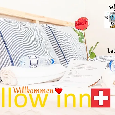 YELLOW INN - SIMPLE ROOMS -- OLMA Messen&Autobahn 1 Min, HSG 6 Min, Spital 7min, günstige Parkplätze-3