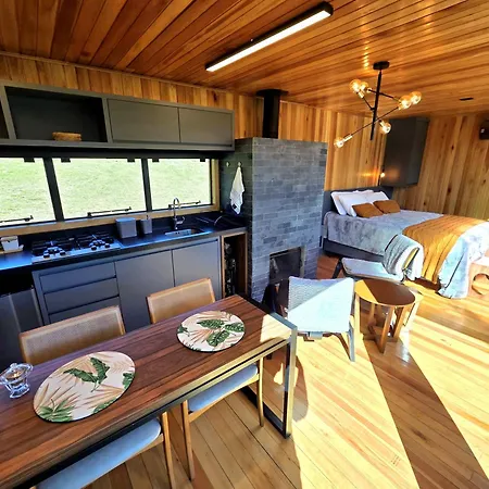 Cabanas Alto Padrão com Jacuzzi, Lareira e cachoeira exclusiva-2