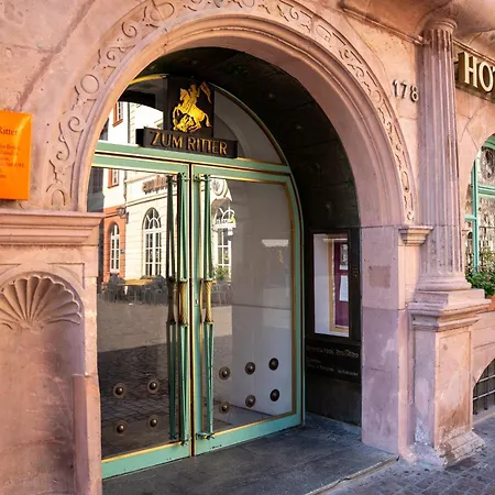 Hotel Zum Ritter St Georg - Oldest Residential Building In Heidelberg Since 1592-3
