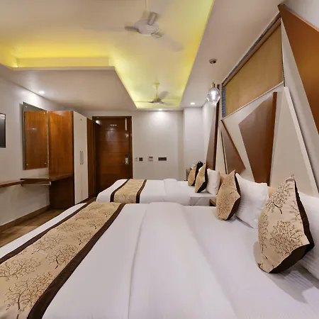 Hotel Blue Pearl Near Connaught Palace & New Delhi Railway Station-3
