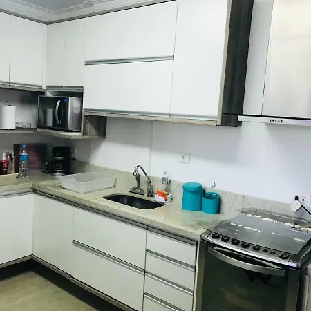 Apartamento frente Mar Santos-3