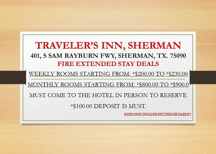 Travelers Inn Sherman