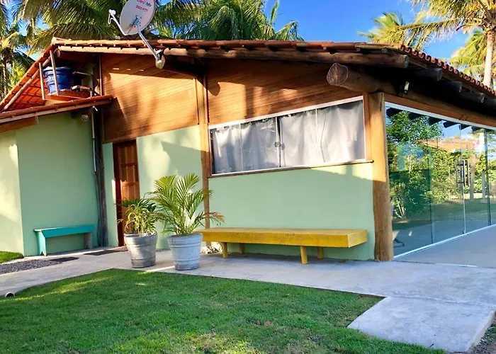 Casa Verde, beira da água com 2 suítes - Mar Doce! Caravelas 