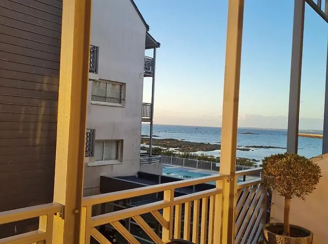 Appartement vue latérale mer Le Croisic