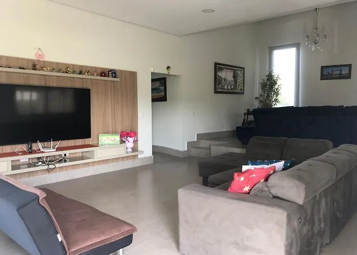 Casa De Campo Pardinho Eco Ninho Verde 2 que aceita animais de estimação