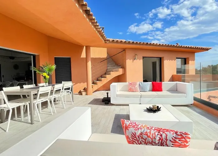 Villa Santa Giulia, vue panoramique sur la mer, 900 m de la plage Porto-Vecchio 