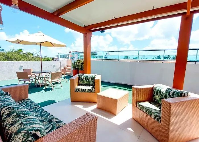 Studios no Coração de Porto de Galinhas - Engenheiro Paulo Borba com piscina