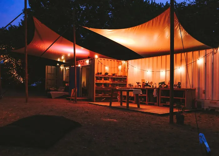 Haustierfreundliches Glamping Camp mit Komfortzelten&Lodges in Losheim am See