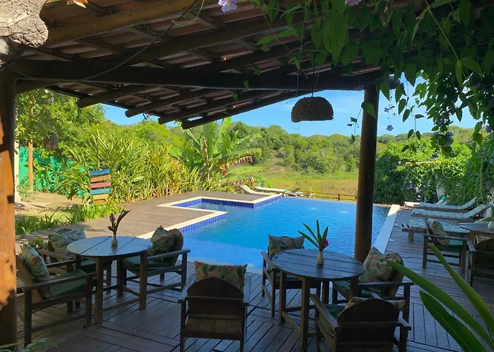 Villa Nobre Diniglei Trancoso com piscina