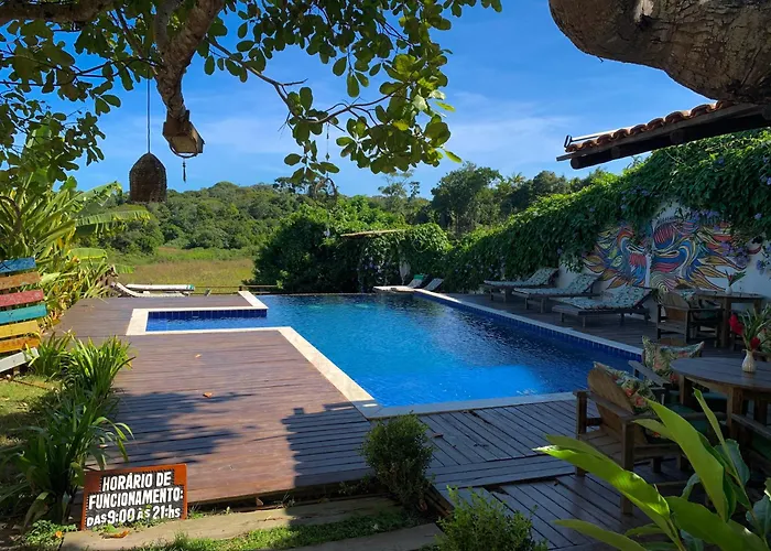 Villa Nobre Diniglei Trancoso com piscina