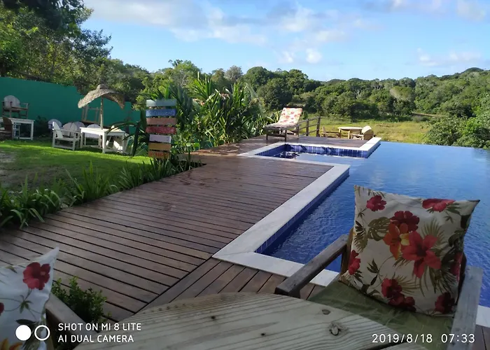 Villa Nobre Diniglei Trancoso com piscina