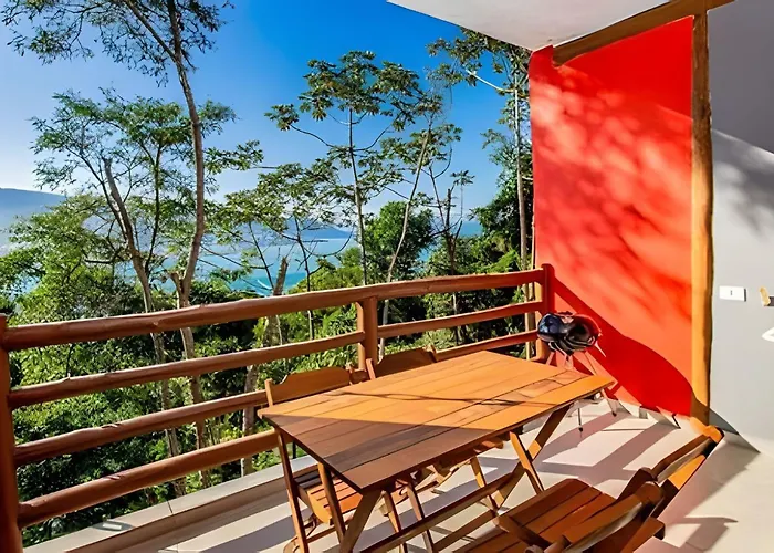 Studios Com Vista Deslumbrante A 2Km Da Balsa Ilhabela