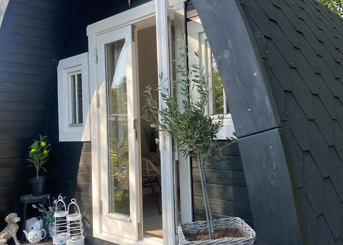 Boetiek Ecolodge Almere With Private Outdoor Terrace & Beach