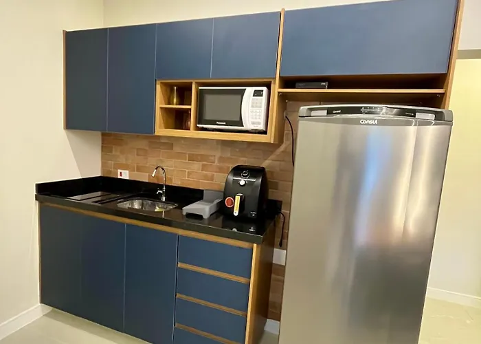 Lindo Flat em Riviera - Próximo da praia e NOVINHO Riviera de Sao Lourenco