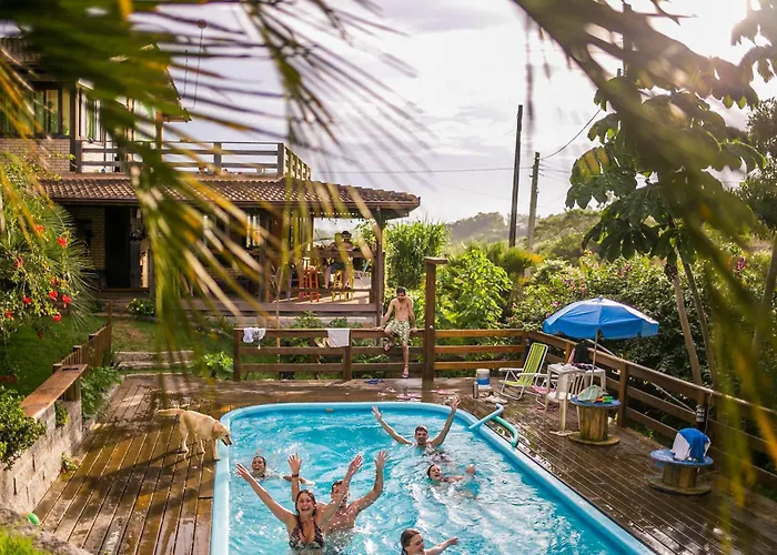 Paraíso Hostel Praia do Rosa que aceita animais de estimação