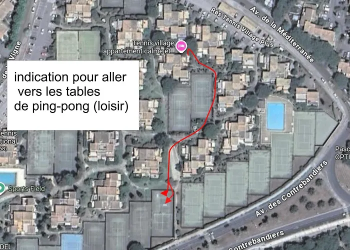 Tennis Village appartement calme et confort Agde