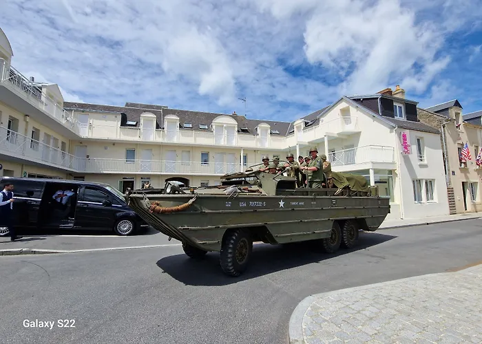 Hotel Eisenhower Port-en-Bessin-Huppain acceptant les animaux
