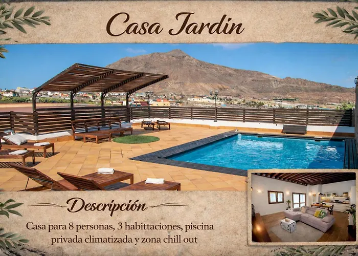 Finca Jardín Del Norte Gáldar con Piscina