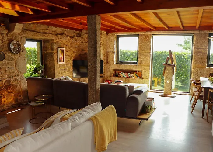 Villa Casa do Cebro Casa con piscina y jacuzzi privados Santiago de Compostela