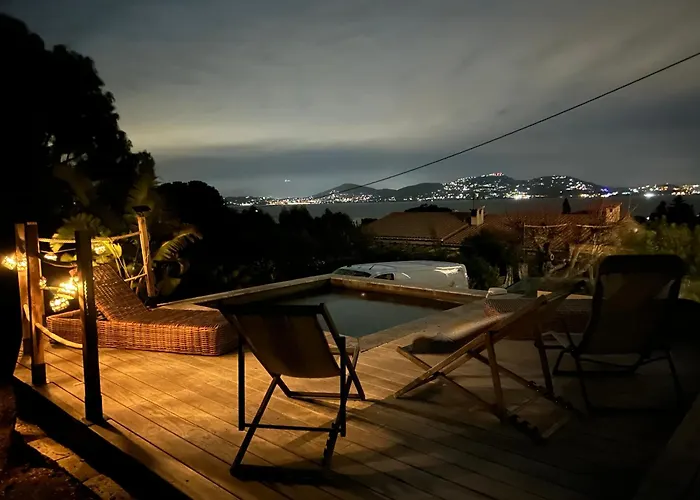 VILLA VUE MER sur la presqu'ile de GIENS
