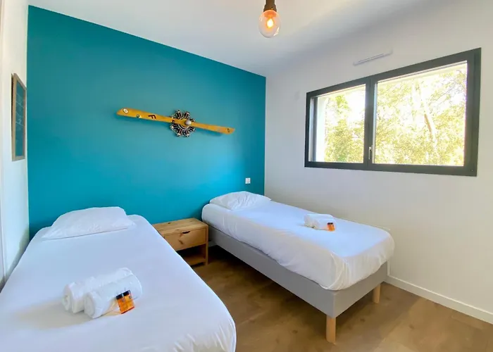 Villa des Dunes 4 chambres SPA sur terrasse&proche plage 8 pers Brem-sur-Mer