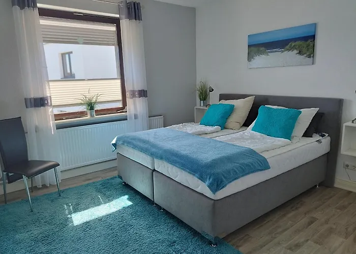 Ferienwohnung mit Meerblick, 2 Schlafzi, Box- Bett, Süd- Balkon, eig, Parkplatz, Glasfaser Dahme 