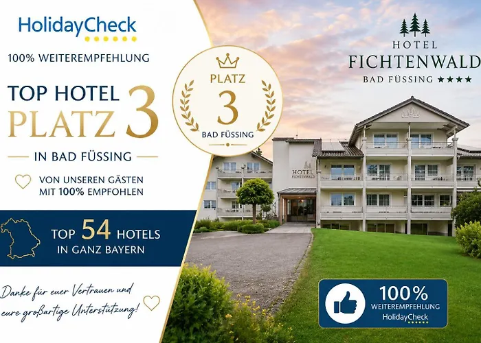 Fichtenwald-Ihr Boutique I Glück`s Hotel - Kraftort - WasserOase Bad Füssing