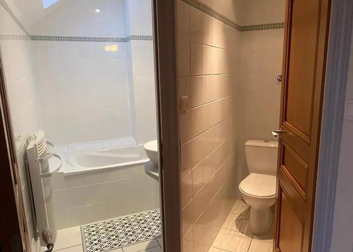 Les 4 flocons, avec piscine extérieure chauffée à 100m du lac et du centre , wifi, parking, sauna