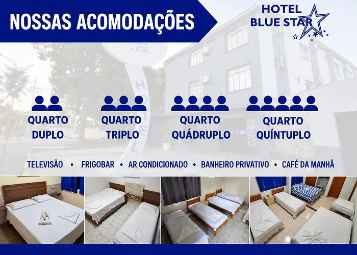 Hotel Blue Star II Foz do Iguaçu com campo de golfe