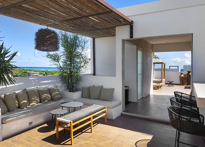 Terrasse Hotel Playa Del Carmen