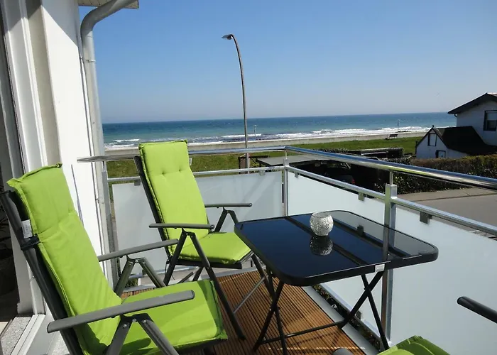 Ferienwohnung mit Meerblick, 2 Schlafzi, Box- Bett, Süd- Balkon, eig, Parkplatz, Glasfaser Dahme 