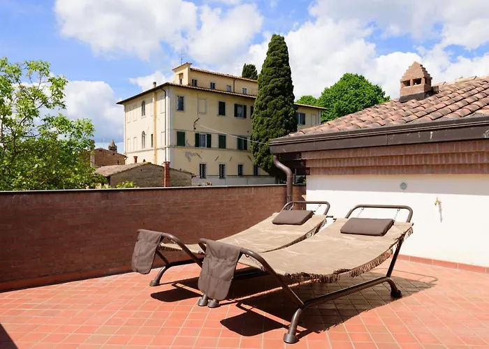 Appartamento Luglie 360° panoramic terrace Siena